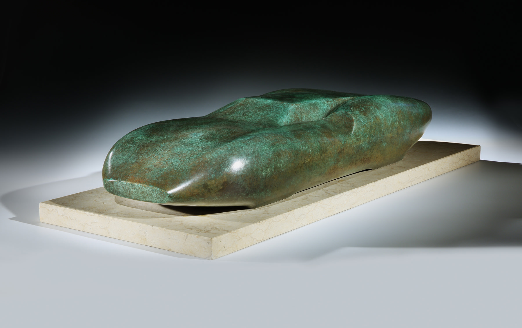 Jaguar XJ13 Bronze Sculpture by Emmanuel Zurini, 1989 | Gooding